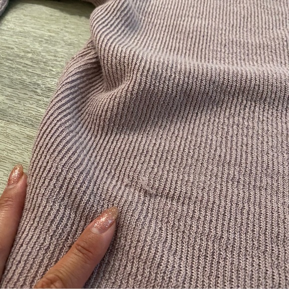 MOD REF purple oversized V Neck sweater - Picture 8 of 8